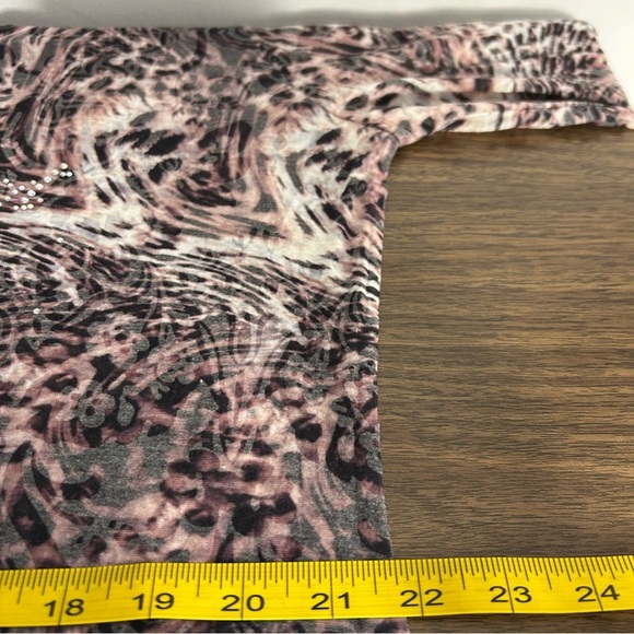Y2K Women's Animal Print Top XXXL - Picture 9 of 11